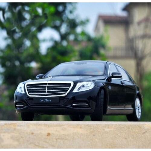 Welly 1:24 Mercedes Benz S-CLASS S500 car alloy car model simulation car decoration collection gift toy Die casting model boy