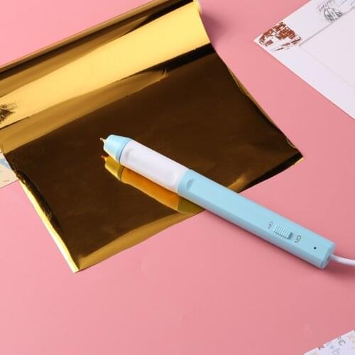 New Handwritten Heat Foil Pen Usb Powered Two Sizes for Foil Transfer Sheets Scrapbooking Diy Paper Cards 2020