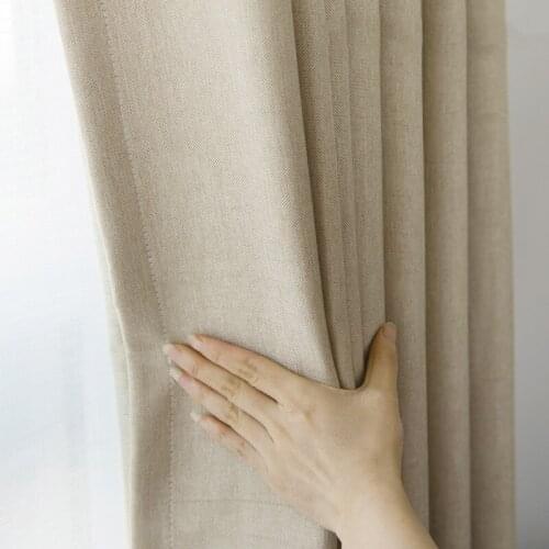 Pure Color Window Blackout Curtain Thickened High Shading Luxury Living Decor Curtains Curtains Curtain Bedroom For Room Home