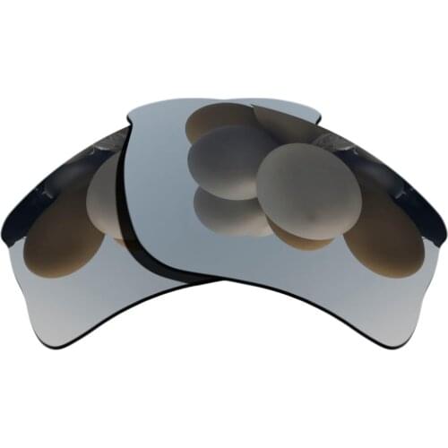 Polarized Sunglasses Replacement Lenses for-Quarter jacket Frame - Silver
