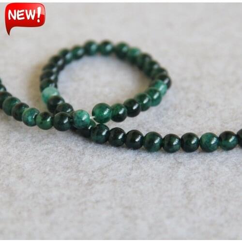 6mm Fashion New Multicolor Green&White Onyx Beads Loose Stone Hand Made Accessory Parts 15inch Jewelry Making Design Wholesale