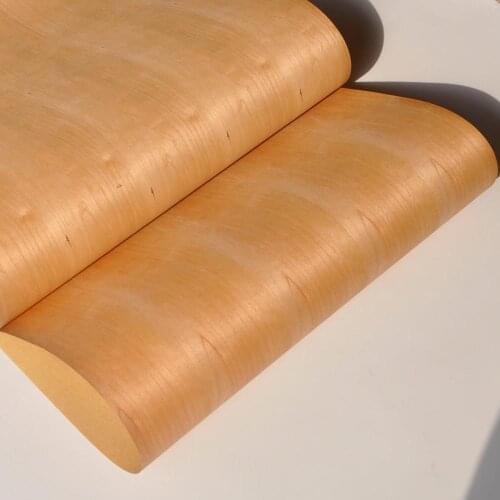 GREENLAND Craft Paper Back Cherry Veneer 2500MM*580MM for Kitchen Workshop