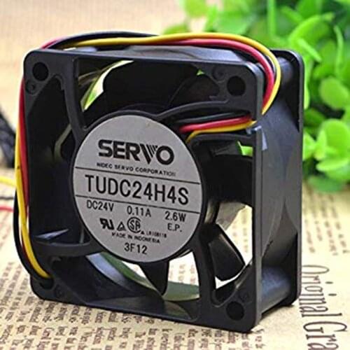 TUDC24H4S 24V 2.6w 6CM 6025 Ultra-Silent Cooling Fan 6months Warranty