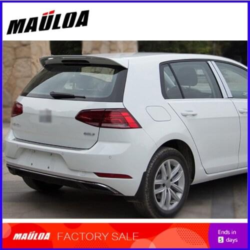 High quality ABS black white or primer unpainted color car car rear wing roof spoiler for Golf 7 2015 2016 2017 2018