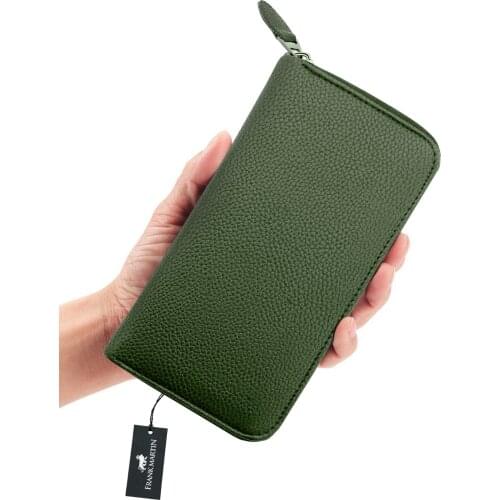 Green Telefon Compartment Wallet 310505