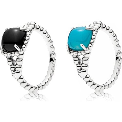 Ajax 925 Sterling Silver Black & Emerald Female Rings Famous Brand 2021 Trend Anniversary Gift Fashion Jewelry