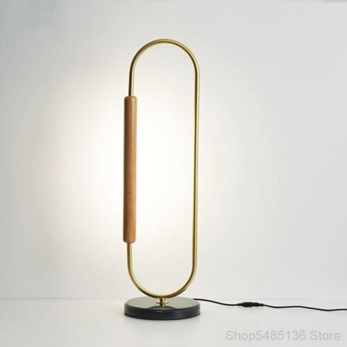 European Style Golden Wrought Iron Log Table Lamp Modern LED Bedroom Bedside Lamp Living Room Study Home Decoration Table Lamps