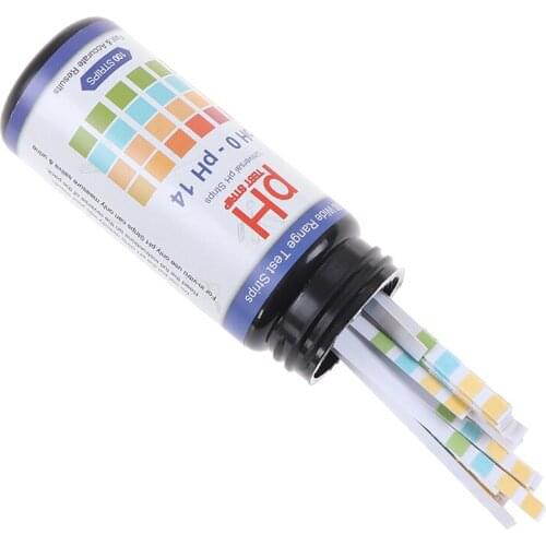 100Strip Univesal Alkaline Acid Indicator PH 0-14 Test Paper Strips Water Saliva Tub Water Quality Swimming Pool Test Paper