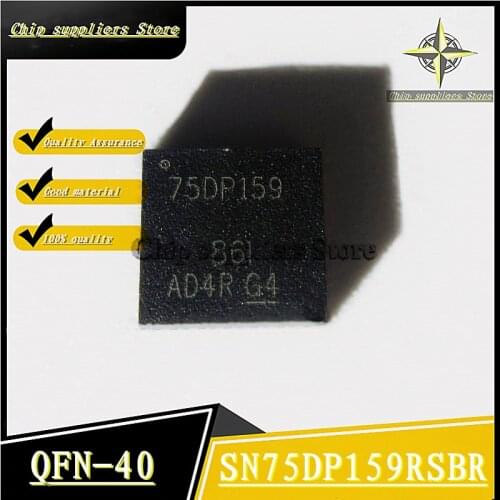 2PCS-10PCS) SN75DP159RSBR 75DP159 QFN-40 Linear video processor chip New and original