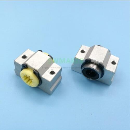 3pcs SCV8UU SC8V SC8VUU linear bearing block RJ4JP-01-08 / LM8UU in Aluminium Block for Repra Prusa i3 3D printer Rods shaft