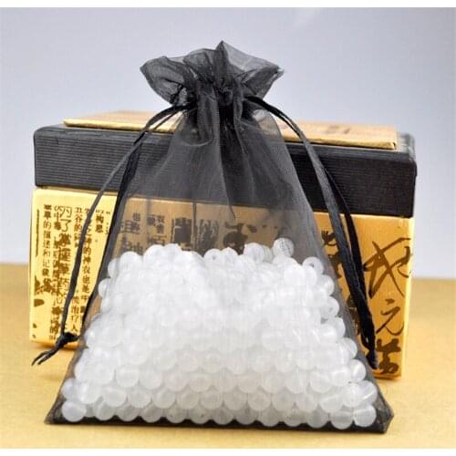 30x40cm large Drawable Organza Bags black color Embalagem Para Presente Christmas Wedding big Gift Bags 100pcs/lot Wholesale