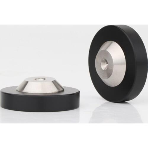 8Pcs Speaker AMP DAC CD Spike Base Pad Isolation Feet Improve Sound 39X12mm