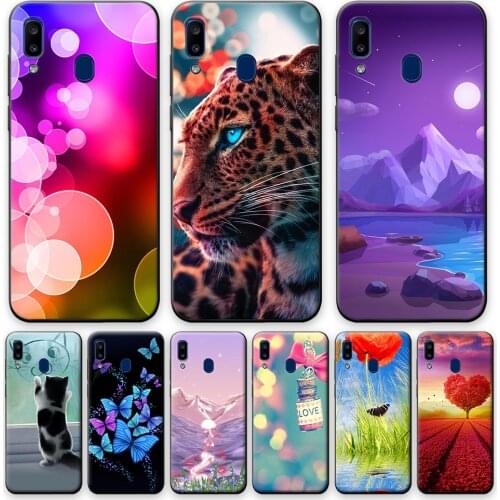For Samsung A30 Case TPU Cool Cover For Samsung Galaxy A30 a30 Soft Silicone Phone Case For Samsung A30 A 30 6.4" Fashion Fundas