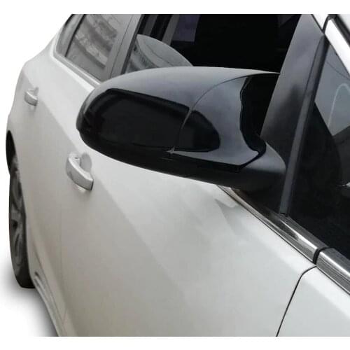 For Opel Astra H 2007-2009 Batman Bat Mirror Cover 2 Pcs Right Left Glossy Black Car Modified Accessories Mirror Parts