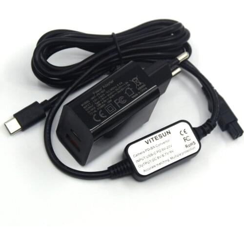 EH-5A EH5 USB Type-C Power Bank Cable+PD Charger for Nikon EP-5 EP-5A EP-5C DC Coupler D700 D300s D100 D90 D80 D70