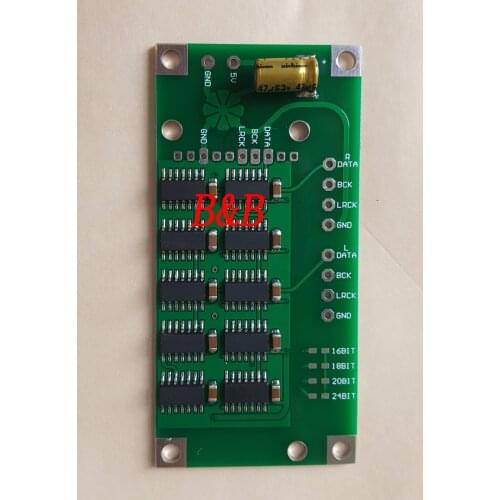 NOS DAC I2S Format NOS Decoder Shifter Board and I2S Data Conversion Right Aligned Format