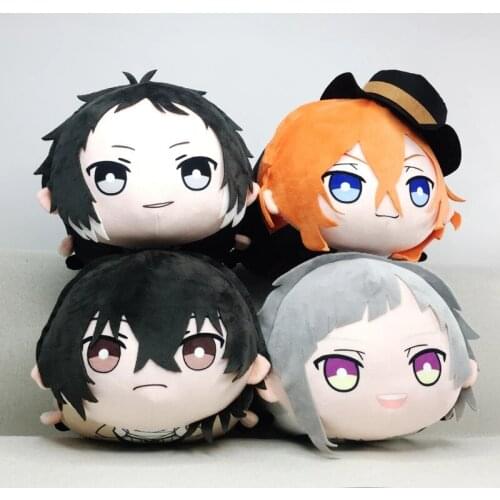 30CM Bungo Stray Dogs Dazai Osamu Nakajima Atsushi Nakahara Chuya plush toy Doll anime toys Action figure collection Cartoon