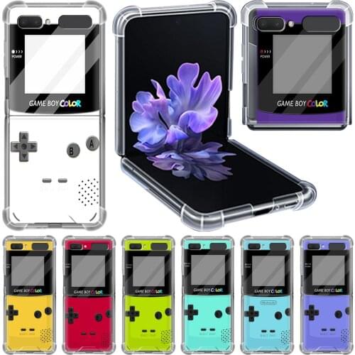 Classic Game Gaming Phone Case for Samsung Z Flip 3 Clear Airbag Slim Protective Box Funda for Galaxy Z Flip 3 5G Cover Coque