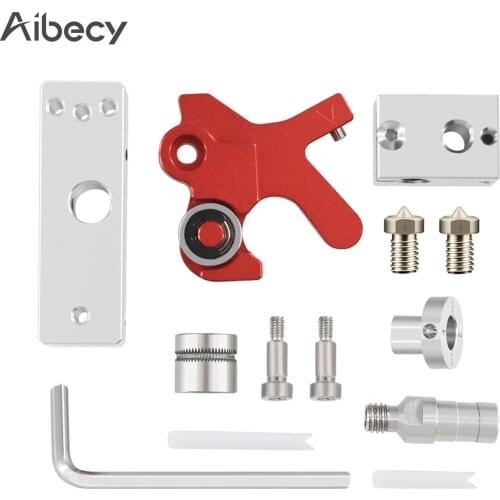Aibecy Extruder Retrofit Kit TPU Flexible Filament Short Range Extruder 3D Printer Parts for ABS/PLA/PETG 1.75mm Consumables