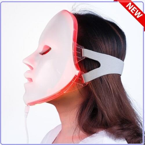 7 Colors Light Removal Mask LED Facial Mask Skin Rejuvenation LED Mask Phototherapy Face Care Beauty Anti Acne Whitening Wrinkle