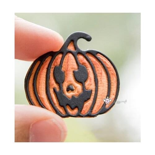 Mmao Crafts Metal Steel Cutting Dies New Halloween pumpkin head Stencil For DIY Scrapbooking Paper/photo Cards Embossing Dies