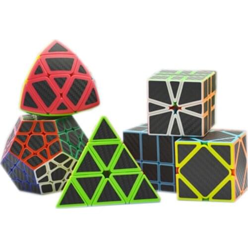 6kinds/set Megaminxeds Skew SQ1 Magic Cube Grownups 3x3x3 Magico Cubo Profession Puzzle Cubes Kids of Education Toys