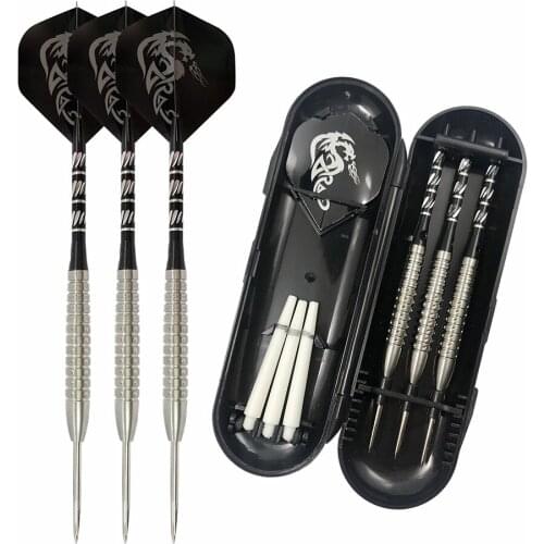 2021 New Tungsten Steel Darts Set Professional Competition Grade Darts 24g 90% Tungsten Steel Darts Needle Hard Darts Set
