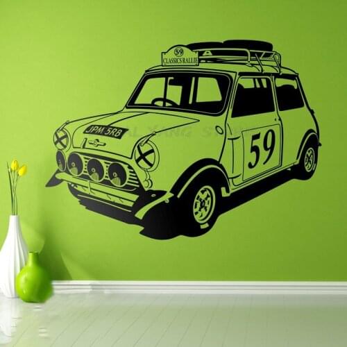 New Off Road vehicle Racing Car Wall Sticker Baby Nursery Ford SPORT Car Wall Decal Home Decor StencilB2-021