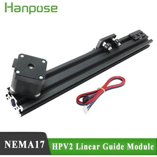 Openbuilds HPV2 linear actuator big Effective travel Linear module with NEMA17 17hs3401S stepper motor for Reprap 3D printer