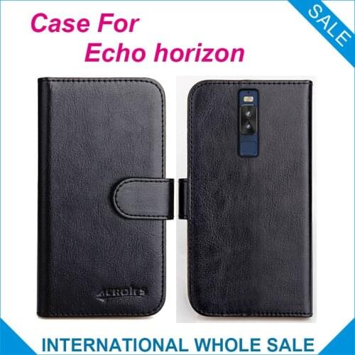 Original! Echo horizon Case 6 Colors High Quality Flip Leather Wallet Case For Echo horizon Cover Slots Phone Bag
