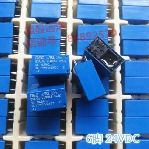 OSA-SS-224DM3 24VDC 6-pin 24V relay 5A