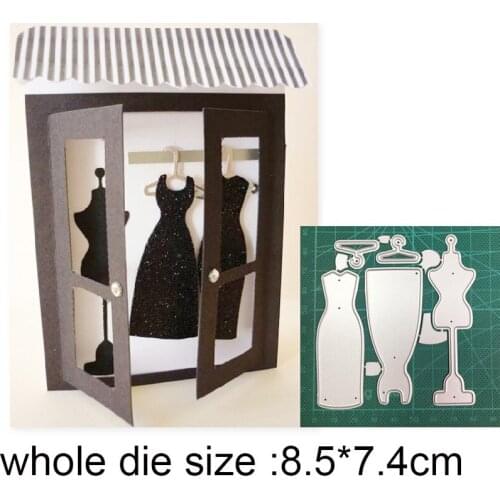 Craft dies Cloth Model Dress Metal Cutting Dies Embossing Die Cut Scrapbooking Paper Craft Knife Mould Blade Punch Stencils dies