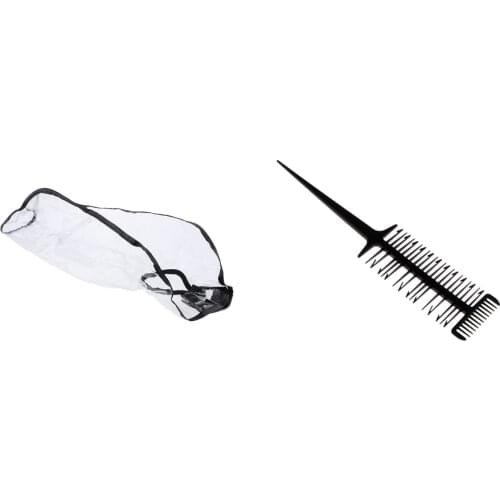 Salon 3-Way Highlighting Comb with Elderly Handicapped Hair Washing Funnel