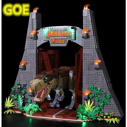 LED Light Kit For Lego 75936 Compatible With Jurassic World Jurassic Park Rampage Building Blocks(Only LED Light Included)