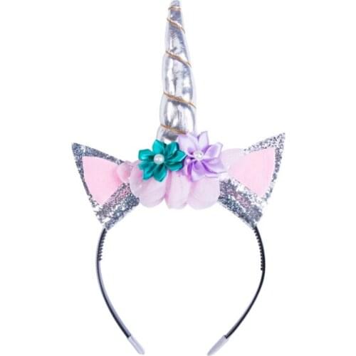 Magical Unicorn Horn Head Party Kid Hair Headband Fancy Dress Cosplay Decorative