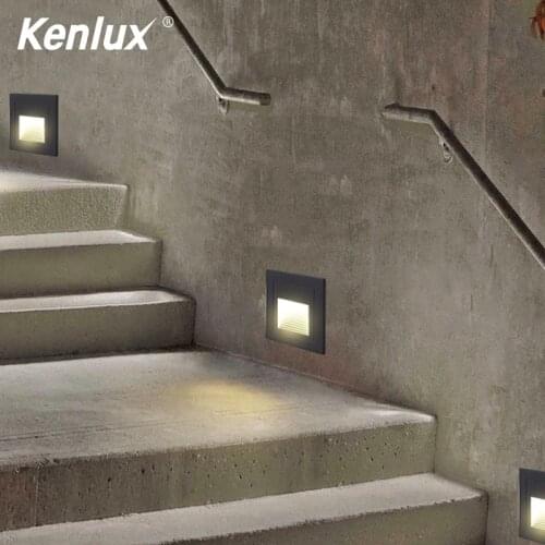 4pcs Led stair light 3W 58*58mm/3W 86*86mm Led Step lights AC85-265V Aluminum outdoor & indoor waterproof foot light night lamp