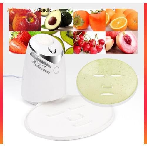 Electric Automatic Fruit Mask Maker DIY Natural Fruit Vegetable Milk Facial Mask Maker Home Spa Intelligent Production&Cleaning