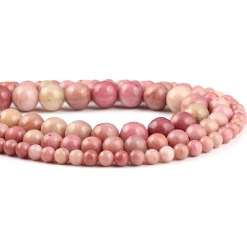 Natural Semi Precious Stone Beads Circular Dialogites DIY For Making Necklaces Bracelets And Earrings 4/6/8/10mm