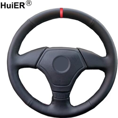 Hand Sewing Car Steering Wheel Cover Wrap For BMW E36 1995-2000 E46 1998 1999 2000 E39 1995 1996-1999 E3 1995-1997 Funda Volante