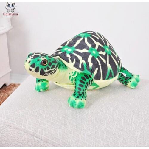 BOLAFYNIA Children Plush Toy Turtle sea animal Baby Kids Stuffed Toy for Christmas Birthday Gift simulation Turtle