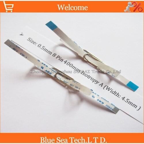 FFC/FPC Flexible Flat Cable 0.5mm pitch 8 pin 400mm Isotropy A cable,welcome OEM Order