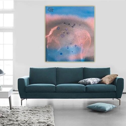 Holover Yayoi Kusama"Early Spring Rain,1979"Modern Art Canvas Oil Painting Western Art Decor Poster Wall Aesthetic Decoration