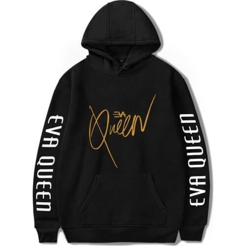Creative Design Eva Queen Hoodies women Men Streetwear boy girl Cool Sweatshirt Sudadera Hombre Eva Queen Hoody kids Casual tops