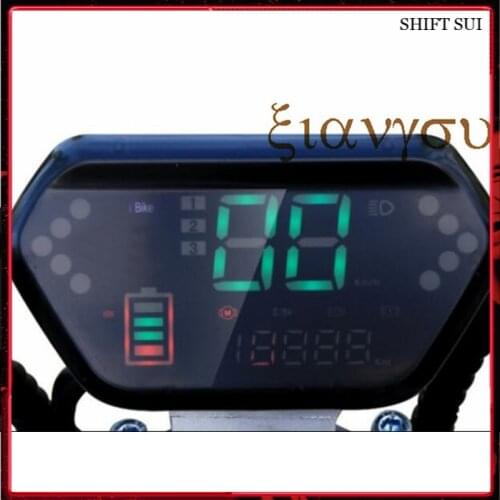 Meter LCD Screen 60V72V LCD Meter Speed And Battery Display For Citycoco Electric Scooter