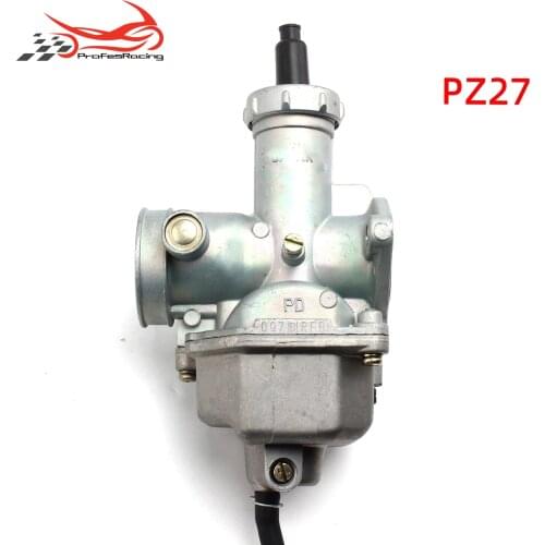Motorcycle 27MM Carb Hand Cable Chock PZ27 Carburetor For 175CC 200cc 250cc Dirt Pit Bike ATV Quad Carburador AK110