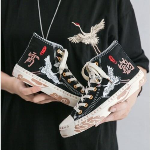 Ladies rainbow bottom casual shoes mens high-top sneakers Cavans spring womens casual shoes white canvas sneakers Oman 35-44