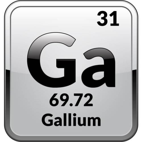 Gallium Metal 1000 grams 99.99% Pure