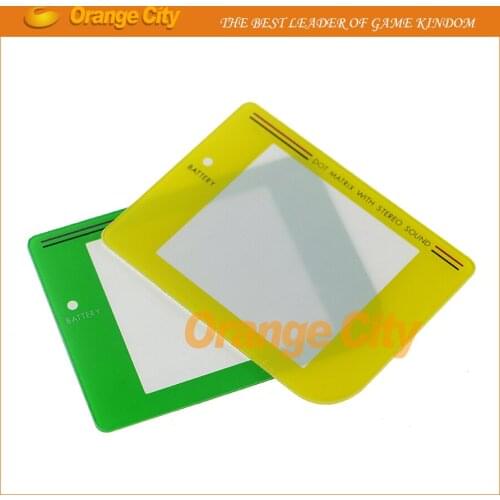 Replacement plastic protective screen lens with logo for gameboy GB 10pcs/lot