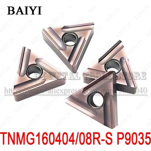 TNMG160404R-S P9035 TNMG160408R-S P9035 TNMG160404/08R S Triangular slotting tools CNC carbide inserts turning tools for MTGNR