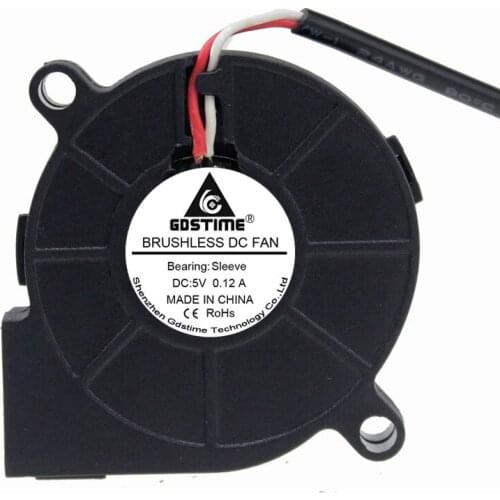 100PCS LOT 5015s DC 5V USB 50mm x 15mm 5cm 50MM Brushless Ventilation Axial Motor Blower Fan Cooler